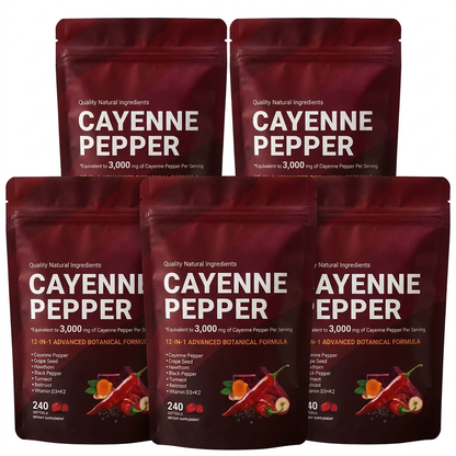 Orelia Cayenne Pepper Capsaicin Softgel — natural thermogenesis and warm extremities support